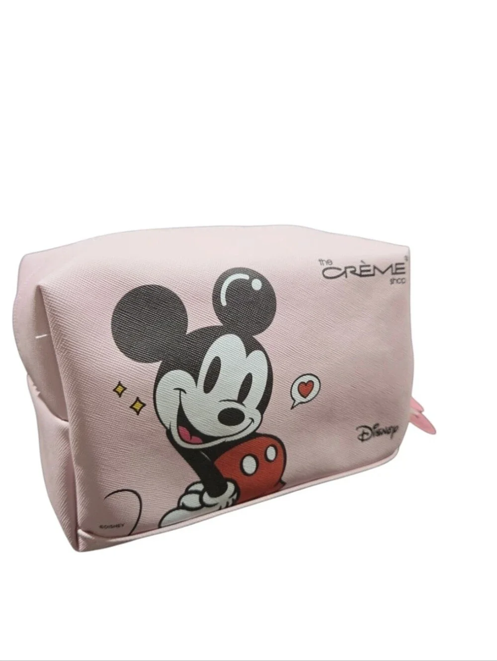 The Creme Shop X Disney Cosmetic Bag & Minnie Mouse Sequin 3D Headband NWT